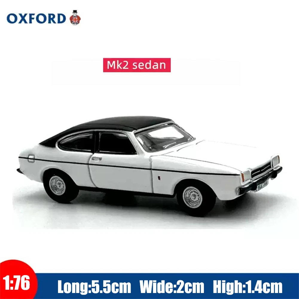 OXFORD 1/76 Diecast Model Car Collection Of Sedans and Sports Cars Alloy Toy Collection Display Gifts for Teenagers Boys Girls