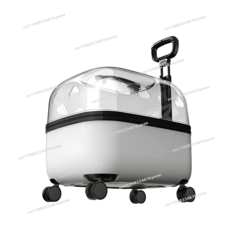 For Cat Bags, Pets Go Out, Trolley Cases, Cats and Dogs, Large Capacity, Portable Trolley, Large Space, Breathable Cat Backpack