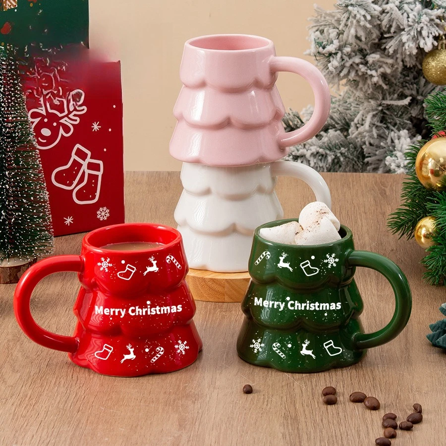 

Кружки для пар, керамическая рождественская чашка, высококачественный подарок для домашнего использования для пар