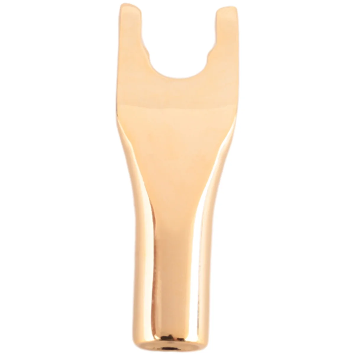 HIFI 바나나 Y 스페이드 U/Y 골드 도금 순수 구리 스크류 포크, HiFi 스피커 스페이드 커넥터 플러그-구리, 8 개