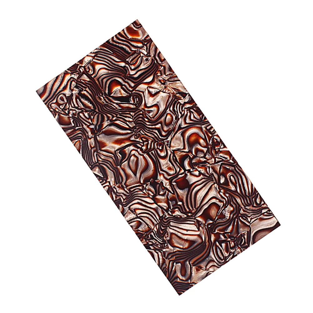 Guitar Head Veneer Shell Scratch Plate Pickguard Sheet for Acoustic Guitar (198x08mm) pickguard material