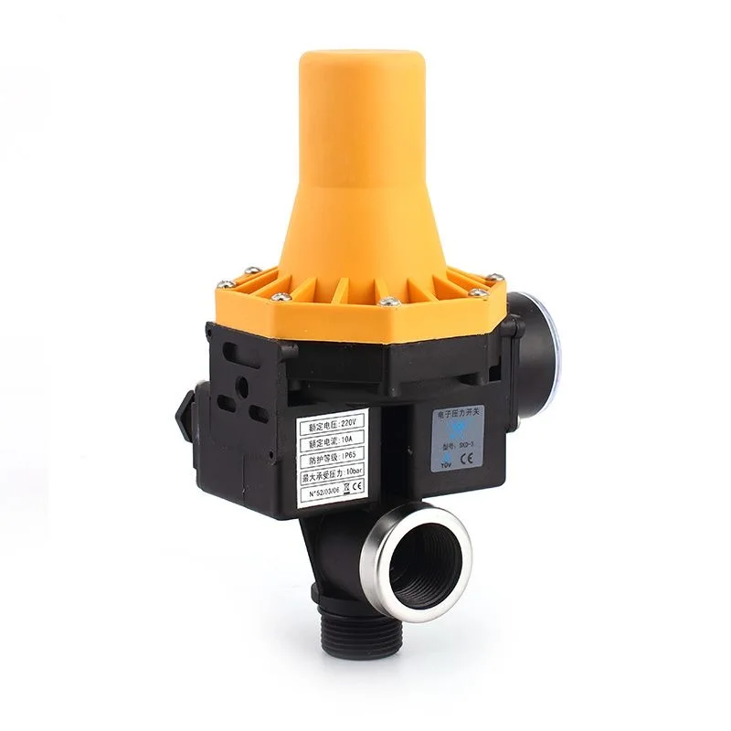 Water Pump Pressure Controller,Water Pump Automatic Controller Switch with Meter Automatic Start Stop For Water Shortage Protect