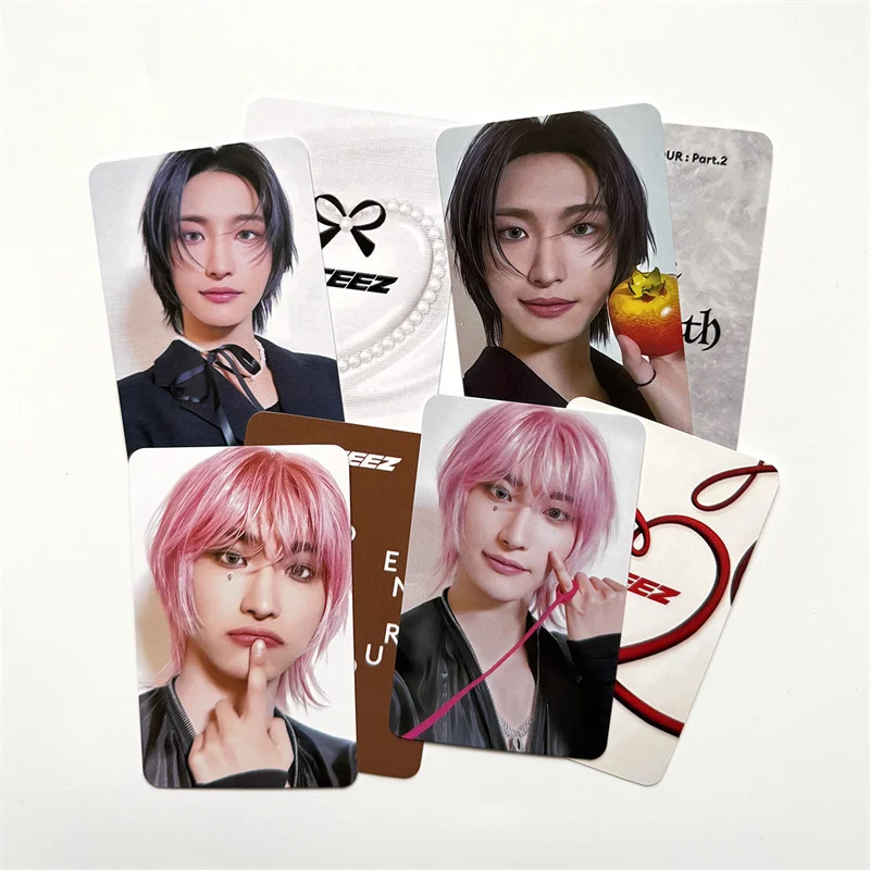 4pcs/set ATEEZ Album LOMO Card GOLDEN HOUR Part 2 Postcard Photo Card SEONG HWA HD Photo Card Collectible Gift Greeting Card