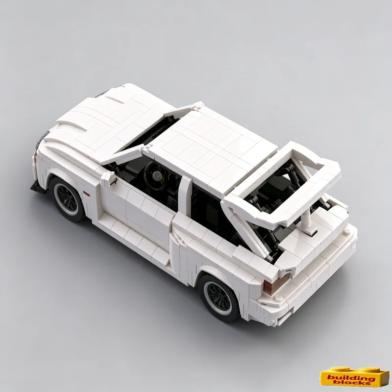 1416Parts MOC Classic Rally Racing Car Model Technical DIY Building Blocks Puzzle Enthusiast Collection Display Festival Gifts