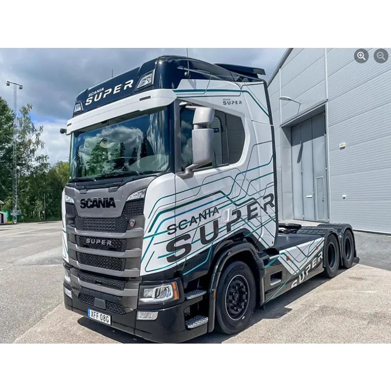 จําลองของเล่นรถ SUPER UV สติกเกอร์ตกแต่งสําหรับ 1/14 Tamiya RC รถบรรทุกรถบรรทุก Scania 770S 56368 56379 อุปกรณ์เสริม