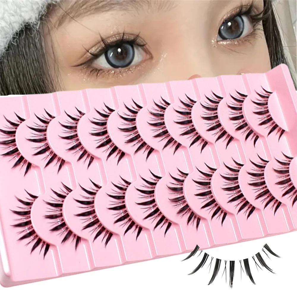 ขนตาปลอม 10 คู่ที่ให้ความรู้สึกเป็นธรรมชาติ ขนตาโปร่งใส บางเฉียบ และมีเอฟเฟกต์ 3 มิติหลายชั้น