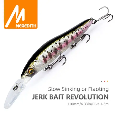 Soft Minnow Wobbler Fishing Lures 110mm MEREDITH