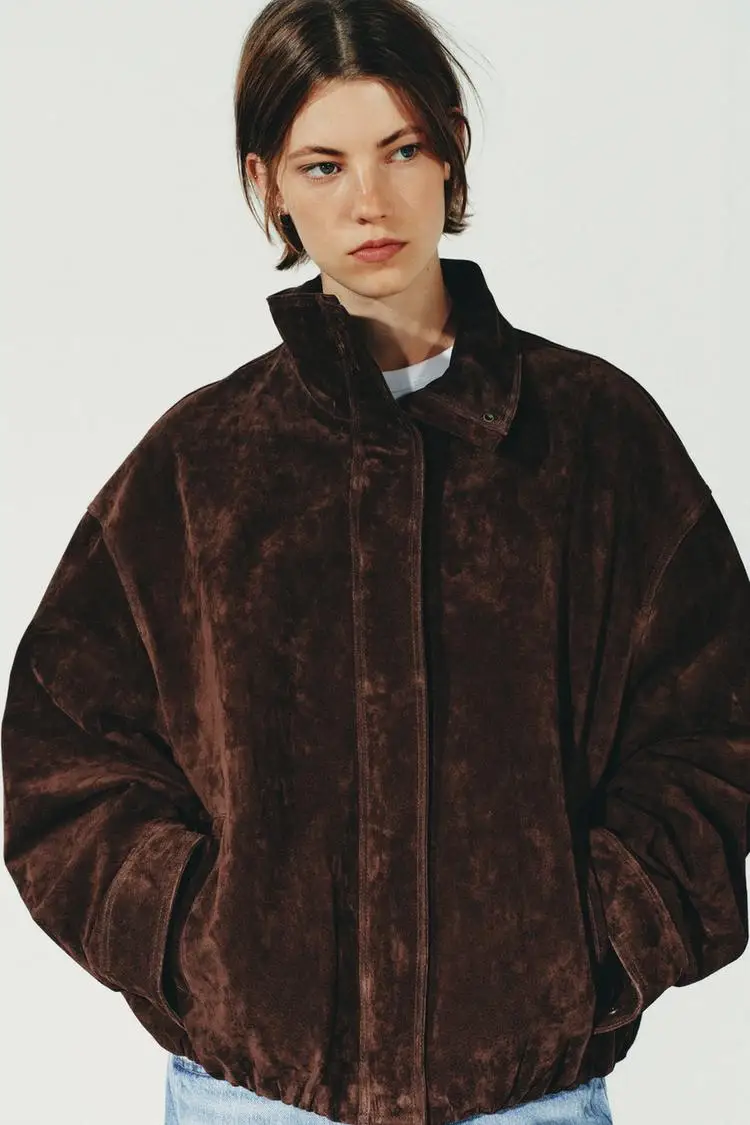 

YY0433 Autumn/Winter New Style American Retro Sweet Cool Wind Windproof Collar Anti Fleece Leather Jacket Coat 4341878