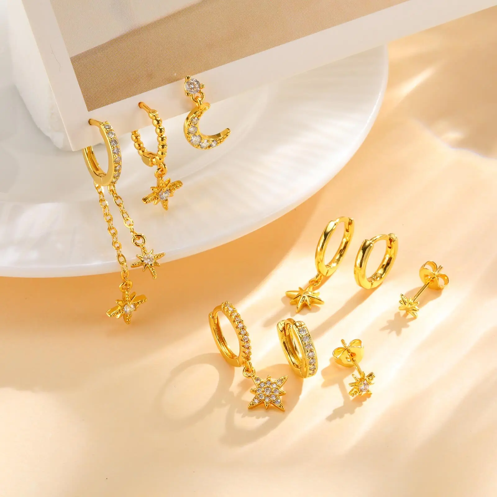 3Pcs Earring Sets F… - image