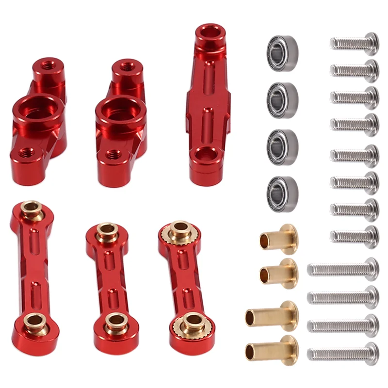 Conjunto de direção de atualização de carro RC tipo B kit para 1/10 Tamiya TT02 TT-02 RC Car Upgrade Accessories-A77G