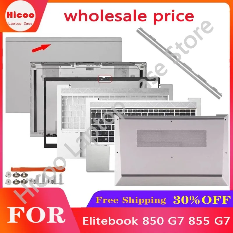 For HP Elitebook 850 G7 855 G7 Laptop LCD Screen Back Cover Front Bezel Palmrest Upper Top Case Lower Bottom Cover Housing