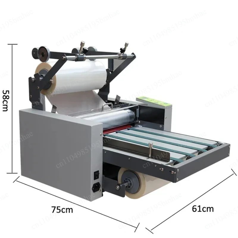 L388 Automatic Large Steel Roller Speed Regulation Laminating Machine Automatic Belt Feeding Anti-curling Hot and Cold Laminate