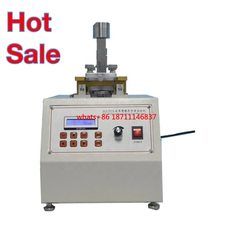 

IULTCS Color Fastness to Crocking Tester Rub Tester for Rubbing Fastness Test ISO 11640 ASTM D2054 Rub Test for Leather