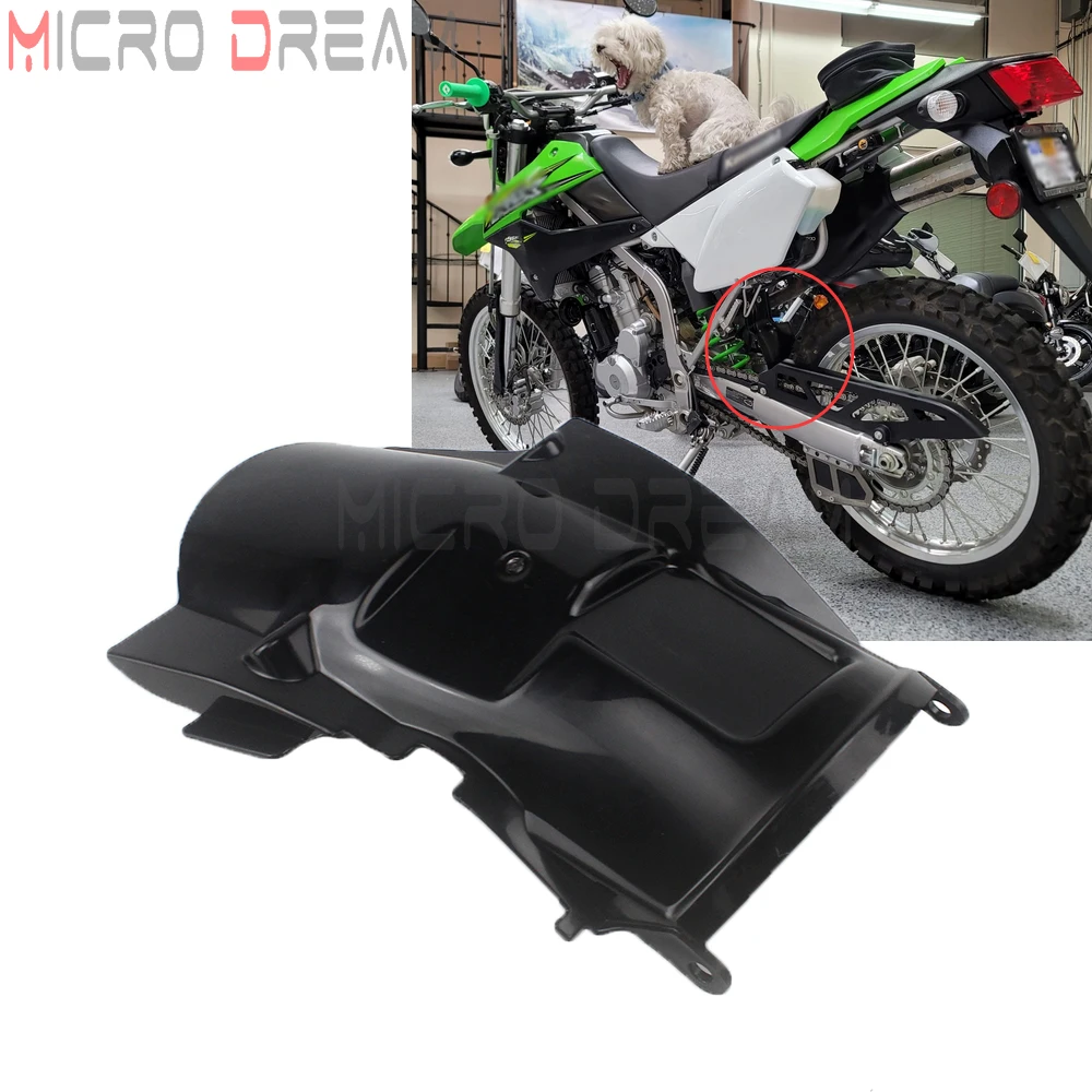 For KAWASAKI KLX 250 KLX250 2008-2017 Motorcycle Dirt Bike Rear Under Fender Seat Under Tire Fender Mudguard Cover Guard Cowl