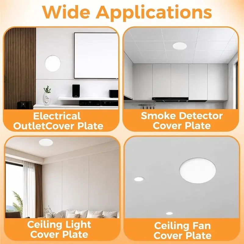 DTA6 CP3540 Ceiling Cover Plate Kits 10 Pack 5.38