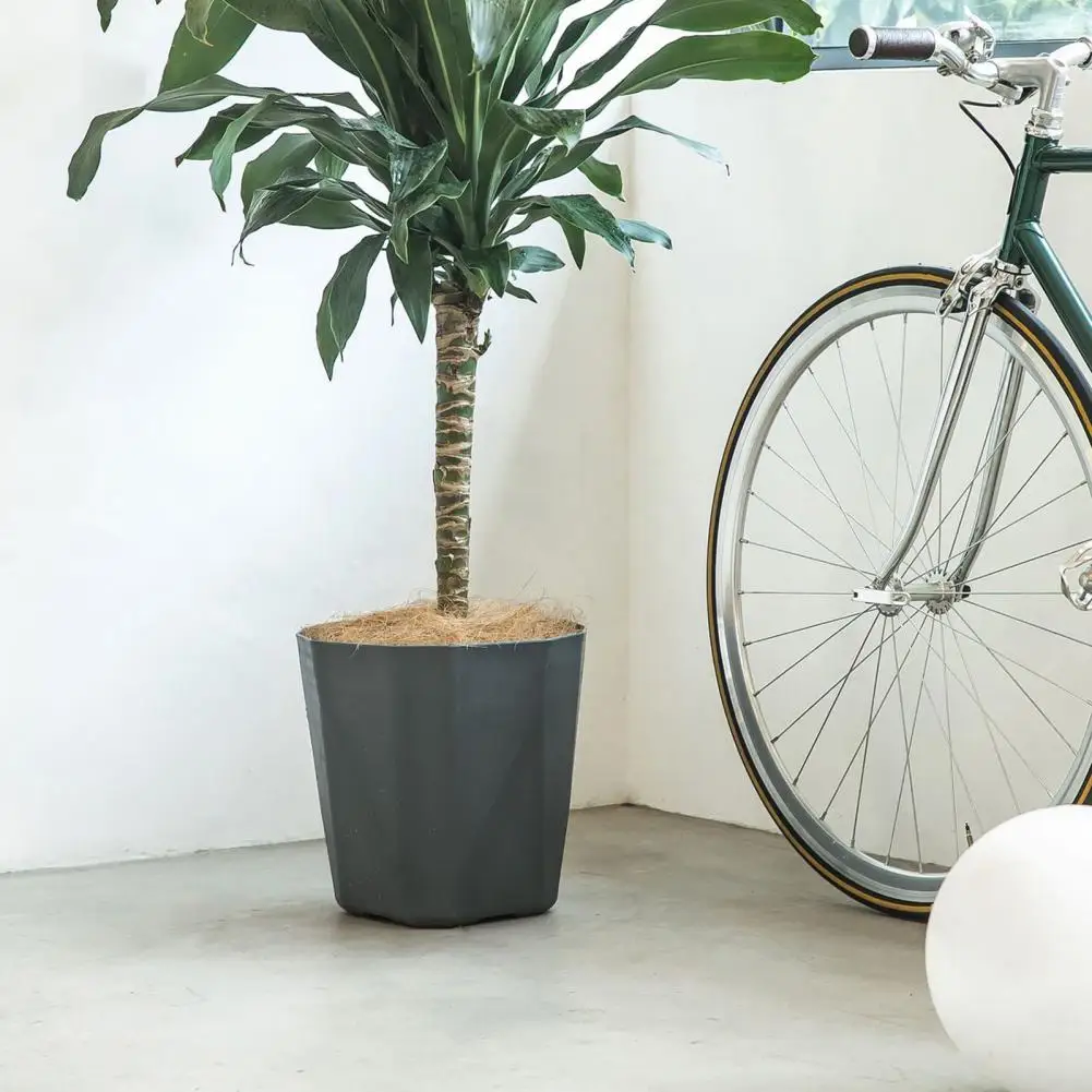 Modern Planter Modern Decorative Plant Pot with Drainage Holes Matching Saucer Indoor Outdoor Flower Planter for Pothos for Home