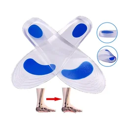 Médica Silicone Gel Palmilha para Pés Chatos, Palmilhas Ortopédicas, Fascite Plantar Alívio Da Dor, Arco Suporte, Cuidados Com Os Pés, Metatarso Pad