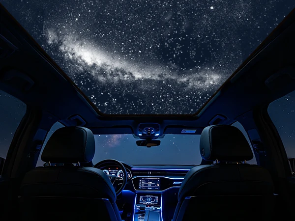 New 2 in 1 USB Projection Light Manual Focus Galaxy Projector Light Car Ambient Lamp Romantic Room Moon Saturn Star Night Lights