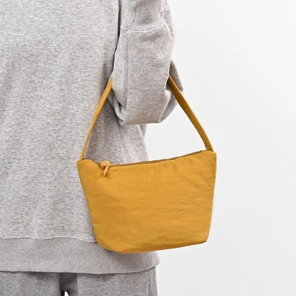 

Versatile Korean Style Nylon Handbag Pure Color Large Capacity Tote Bag All-match Simple underarm bag Women