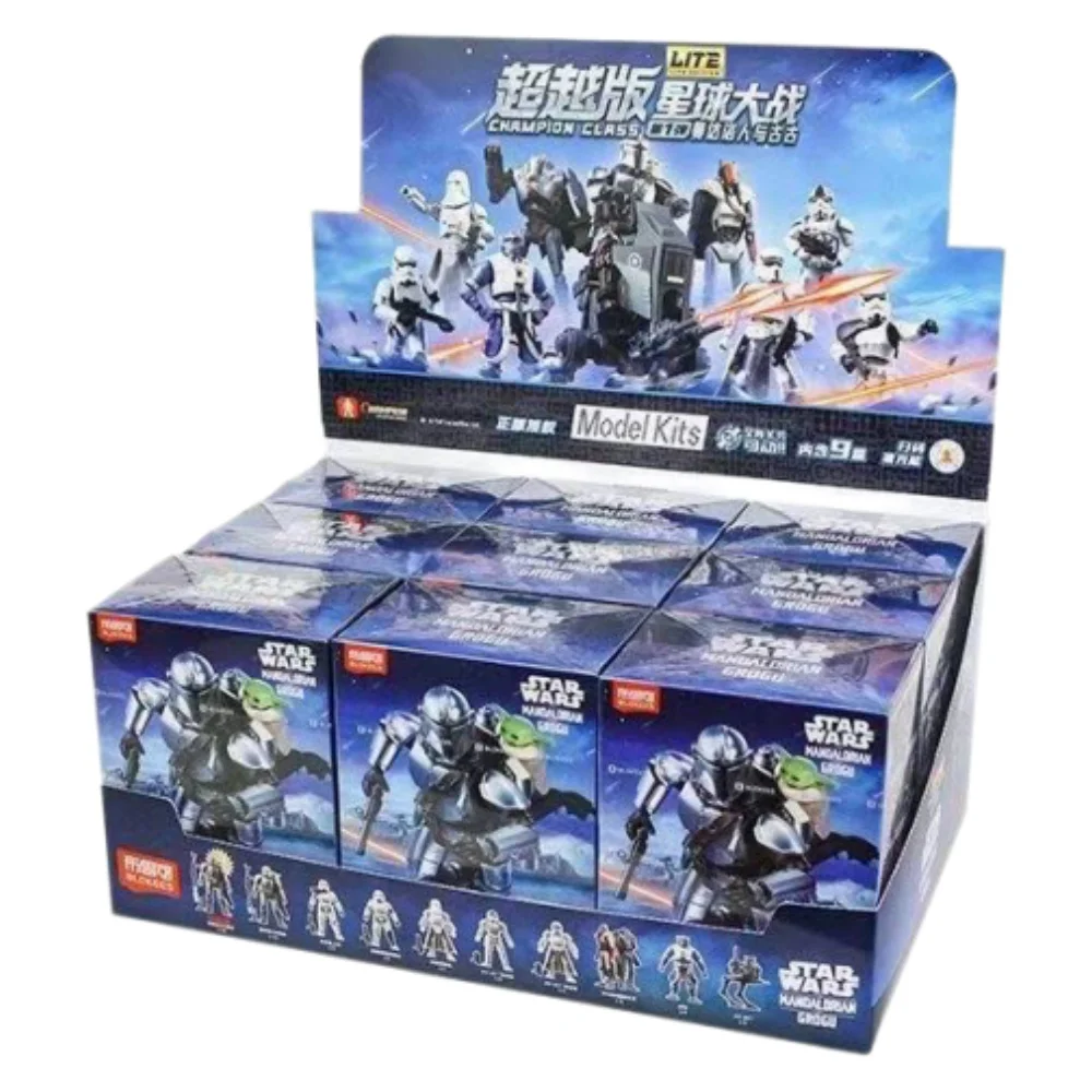 Blokees Star Wars Champions Class Lite 01 & Lite 02: een set actiefiguren in een blind box, met beweegbare onderdelen, modelbouwsets en verzamelbaar speelgoed voor Star Wars.