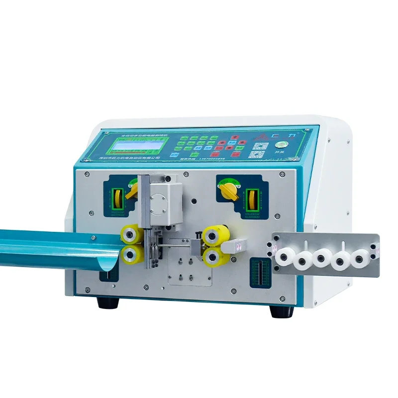 Automatic computer electric wire cutting and stripping machine  wire stripper machine