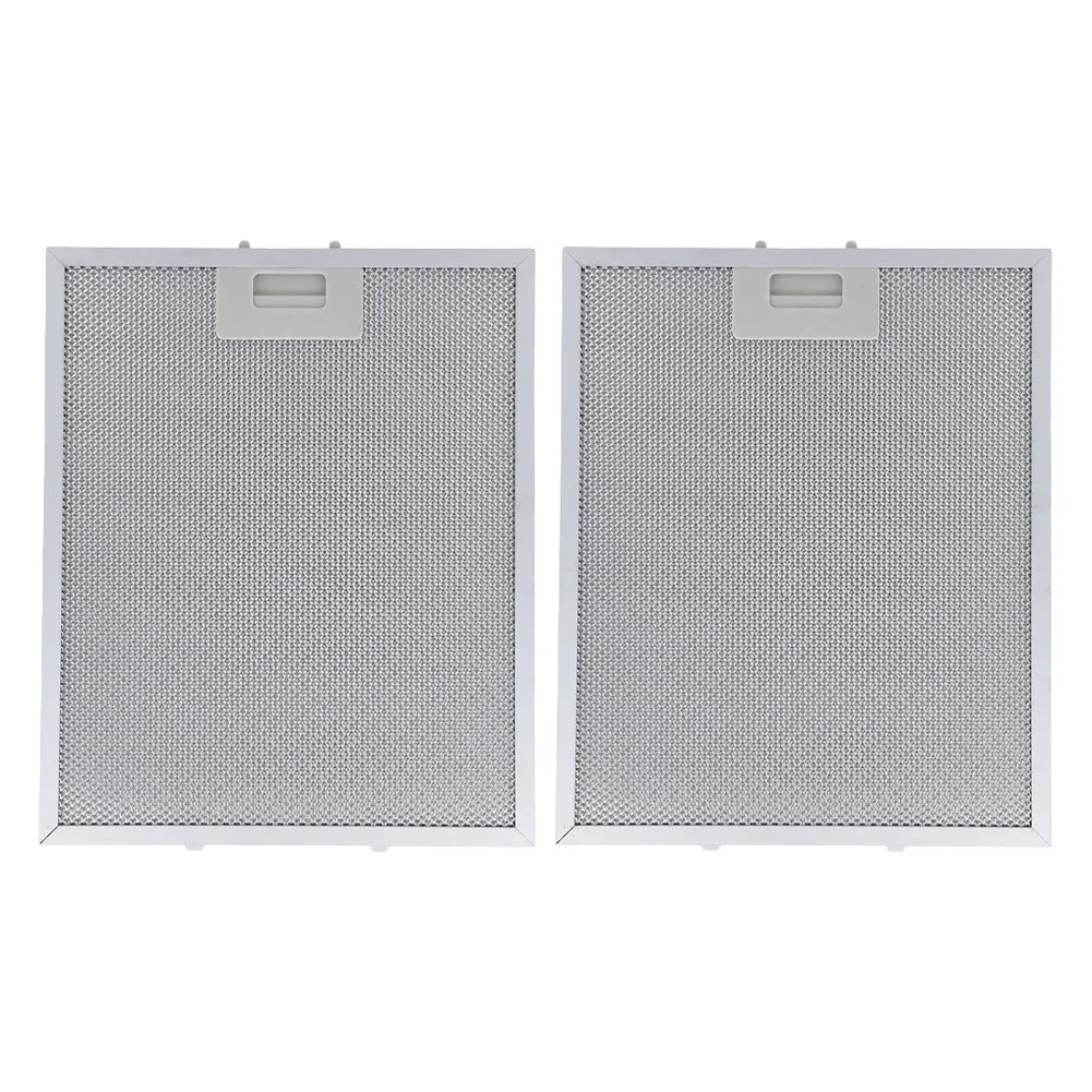 2 قطعة غطاء طباخ الألومنيوم مرشحات شبكة معدنية النازع تنفيس تصفية 325x340x9 مللي متر غطاء المدى مرشحات اكسسوارات استبدال أجزاء