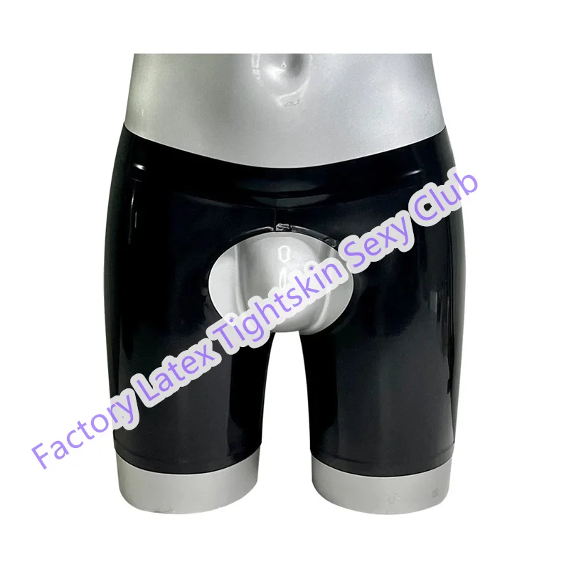

Mens Latex Boxer Shorts Handmade Rubber Panties Underpants Knickers Clubwear Fetish No Zip 0.4mm