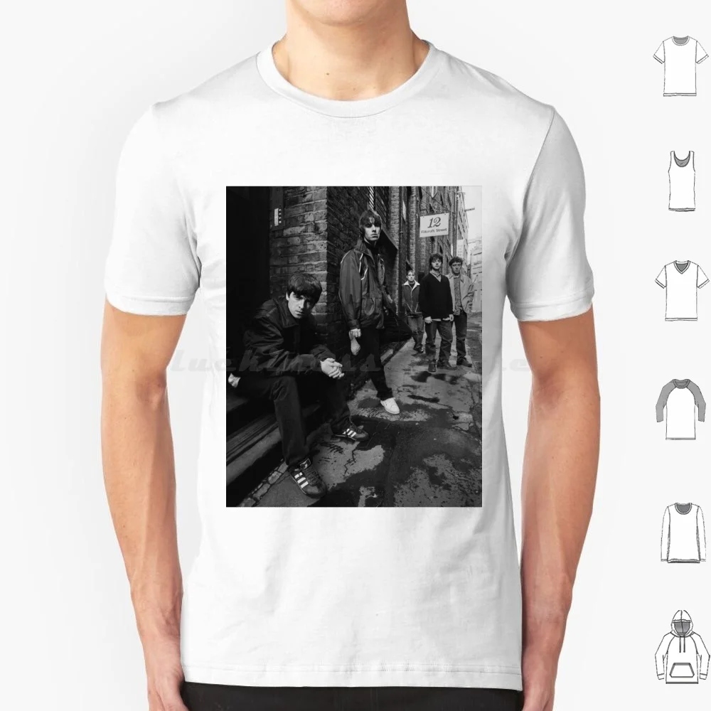 Best Portrait Band Black And White Poster T Shirt Big Size 100% Cotton Music Band Concert Tour Xmas Christmas Heavy Metal