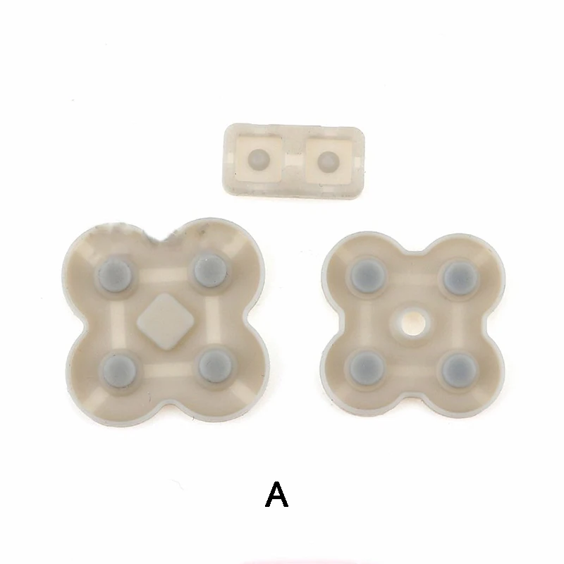 YuXi-Silicone Condutora Adhesive Botões para NDSL, controlador de substituição, Rubber Pad, Key Pads, Mat, condutora, 1Set