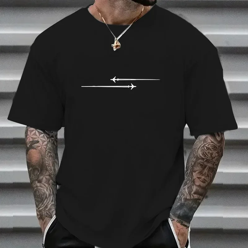 

In the summer of 2025, 100% pure cotton T-shirts, casual, loose and creative tops are the best-selling summer men's clothing