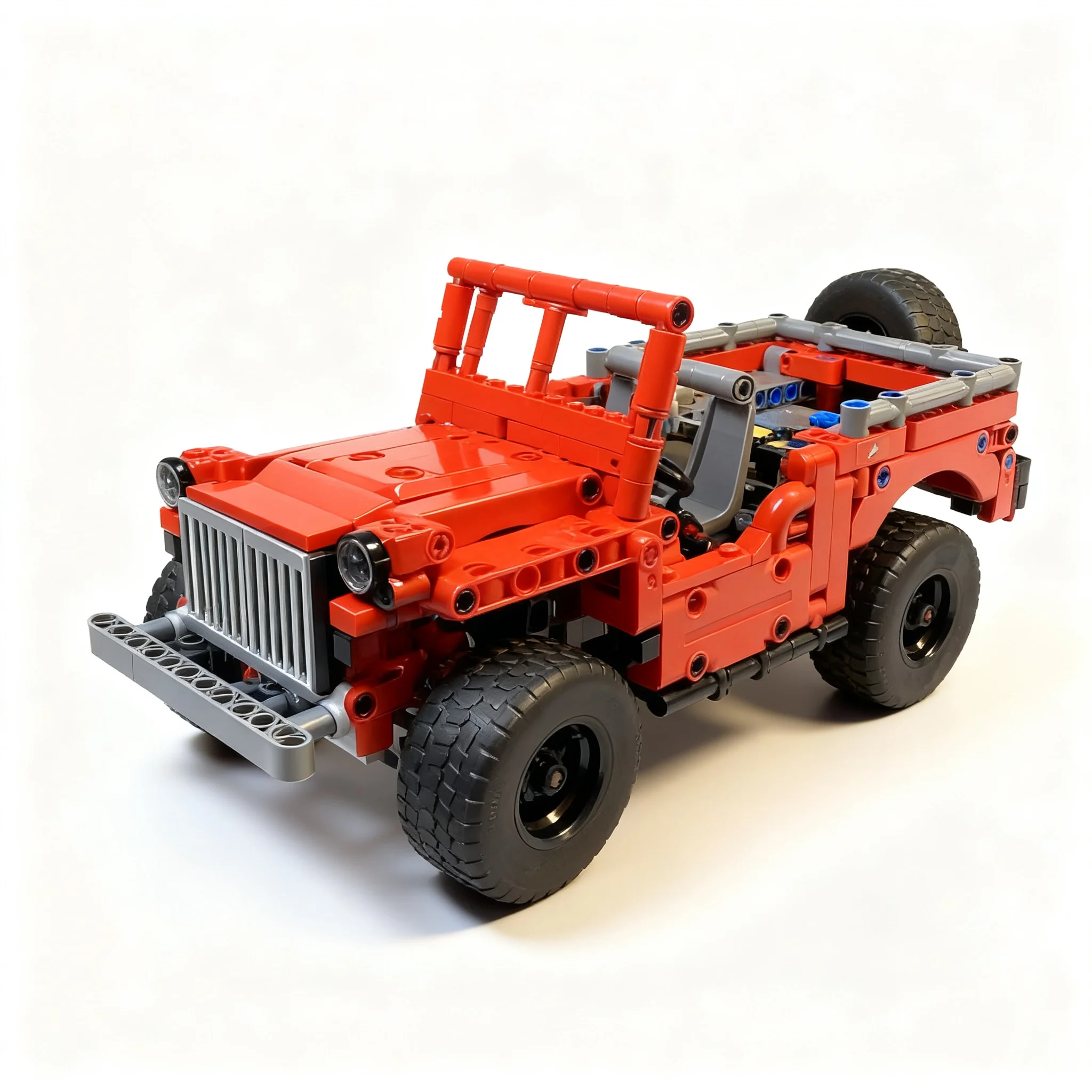 655pcs MOC 지프 윌리스 모델 빌딩 블록 건설 - Kids Toys Jeep 리뷰 및 가격