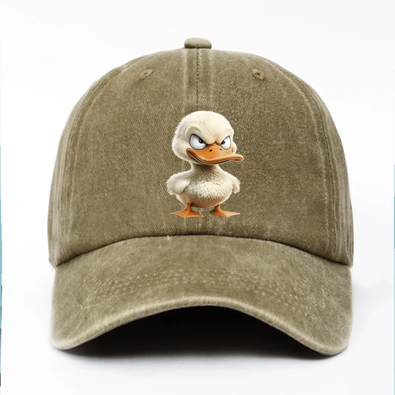 Duck Pattern Adjustable Sun Hat, Hand Wash, Birthday Gift, Outdoor Wear Pointed Hat