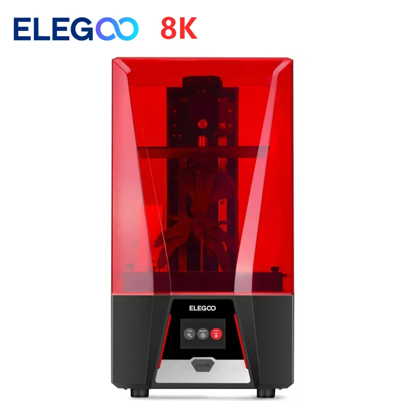 ELEGOO Saturn 2 8K Printer 10 Inch MONO LCD Resin 3D Printer 219*123*250mm /Jewelry Printer