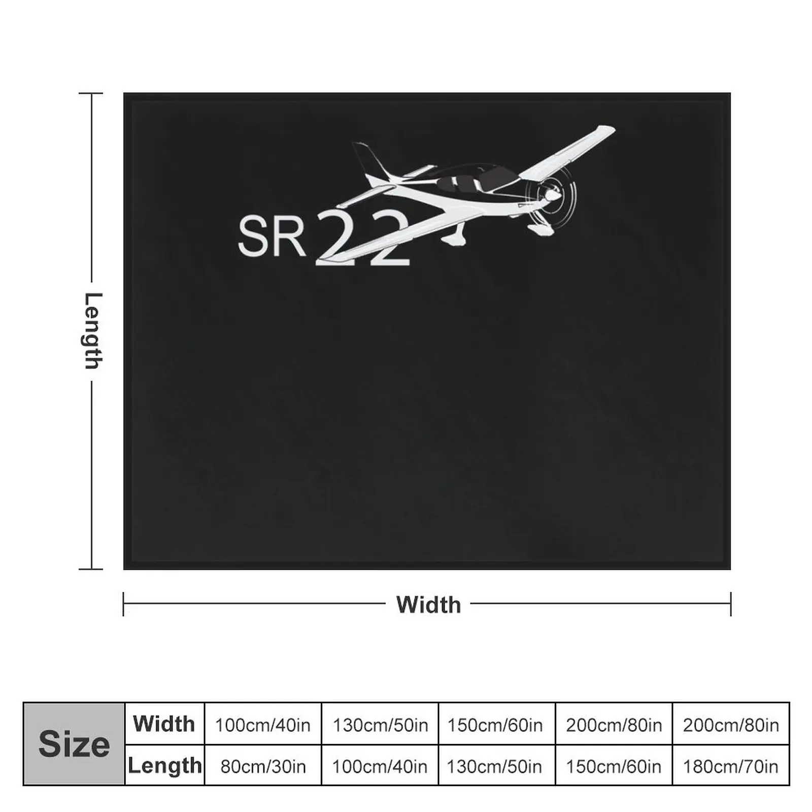 Cirrus SR22 Essential T-Shirt.png Throw Blanket manga heavy to sleep Blankets