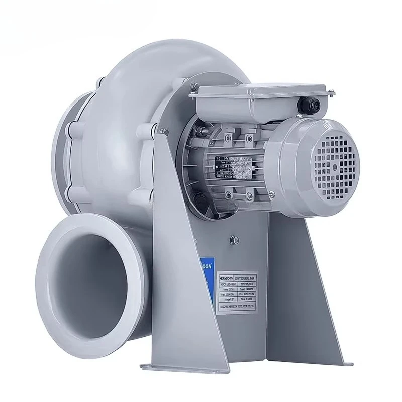 

MPCF-160-F4S-FL Corrosion Chemical Resistant Plastic PP Centrifugal Fan Blower For Lab Fume Hood Ventilation