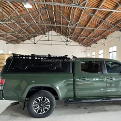 Tacoma Bed Camper Shell Pickup Truck Canopy Cap Topper For Sale Topper Steel/Alu Hard Cover With Window And Light