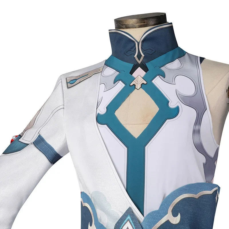 DanHeng 코스프레 코스튬 긴 가발, 익비터 루나 유니폼, 드래곤 할로윈 카니발 파티 의상, Dan Heng Honkai:Star Rail