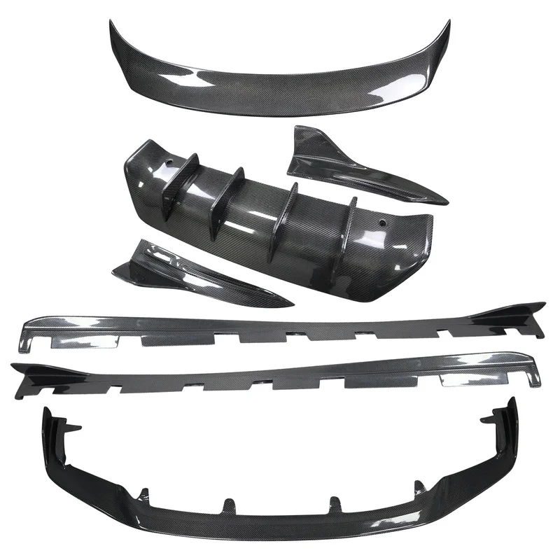 Artisan Style Carbon Fiber Front Lip Skirt Spoiler for LEXUS IS250 IS300 F Sport 2017-2018