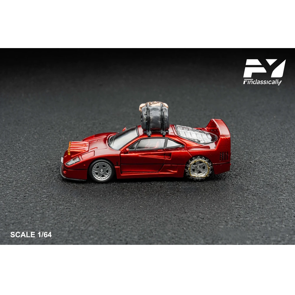 

Finclassically 1:64 F40 Snow Edition Metallic Red Color Diecast Model Car In 2025 Collection Gift Scale