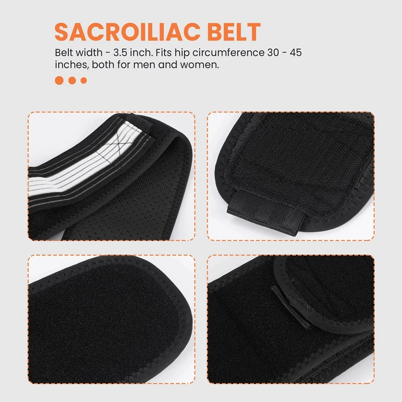 SI Joint Hip Belt Pelvic Support Belt Joint Support Belt Lower Back Support Brace Sacroiliac Belt Stabilize SI Brace