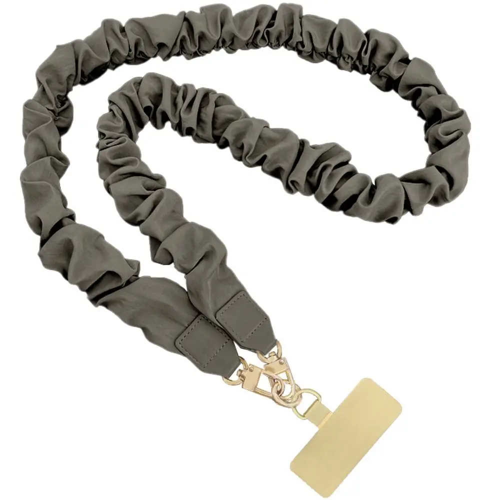 

Solid Color Mobile Phone Lanyard with Gasket Phone Accessories Handbag Wide Colored Straps Hanging Hanging Cord for Unisex