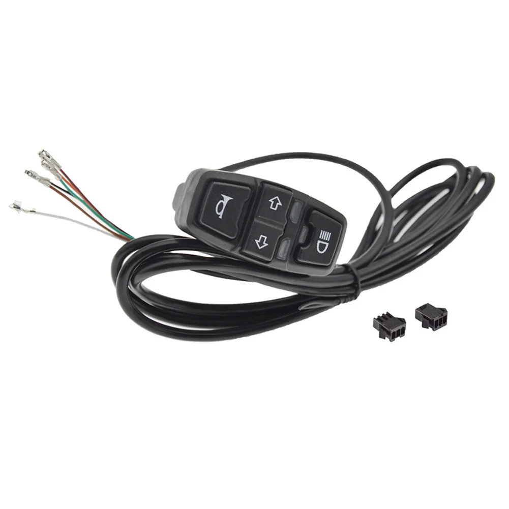 

Electric Bike Scooter Lamp Horn Switch Easy Installation Turn Signal Light Button Control Electric Bike Scooter Accessories
