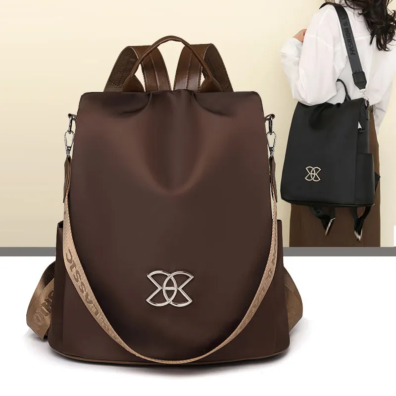 

Anti-Theft Ox Cloth Women's Bapa 2024 New Faion Korean Sle All-Match Commuter Large Capaci Casual Bapa