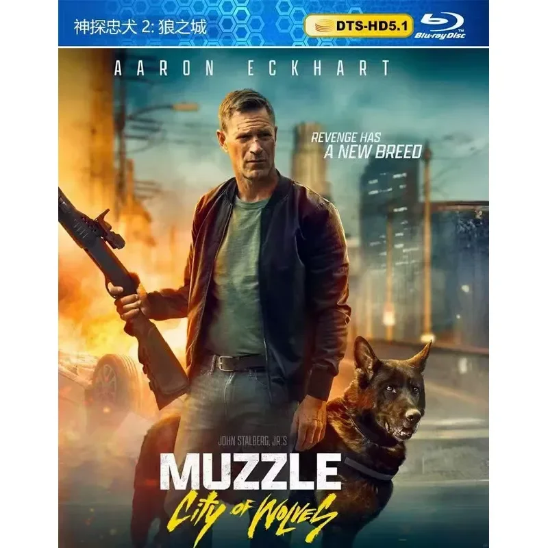 New Ultra Clear Blu-ray Movie Detective Dogs 2 City of Wolves Action Thriller