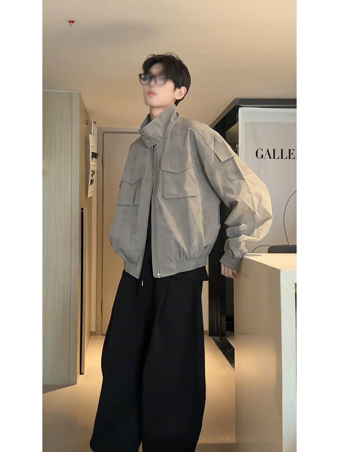 

Куртка из искусственной кожи с эффектом тай-дай, утепленная, в стиле бейсбольной формы, с множеством карманов, для мужчин, зимняя, из хлопка, рабочая одежда, верхняя одежда