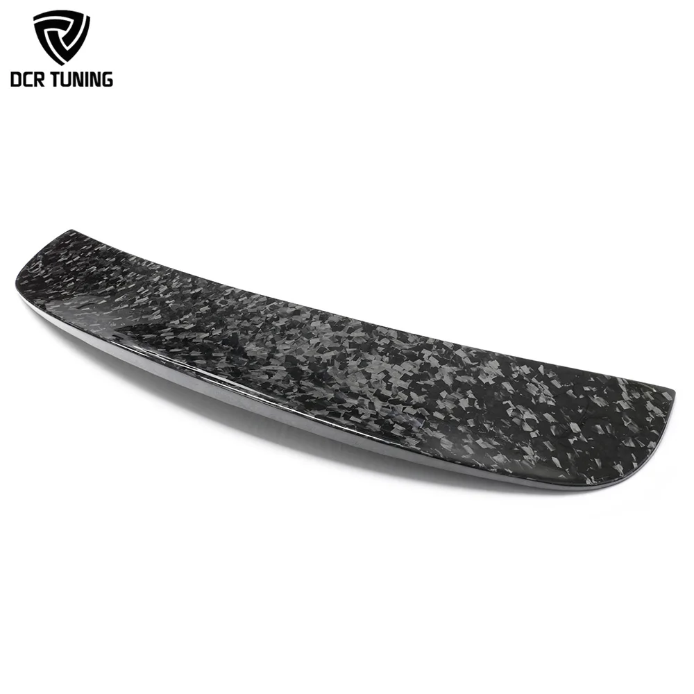 MODEL X Forged Carbon Fiber Rear Spoiler for Tesla MODEL X Dry Carbon Back Trunk Lip Wing Exterior Boot Overlayer Manufacturer
