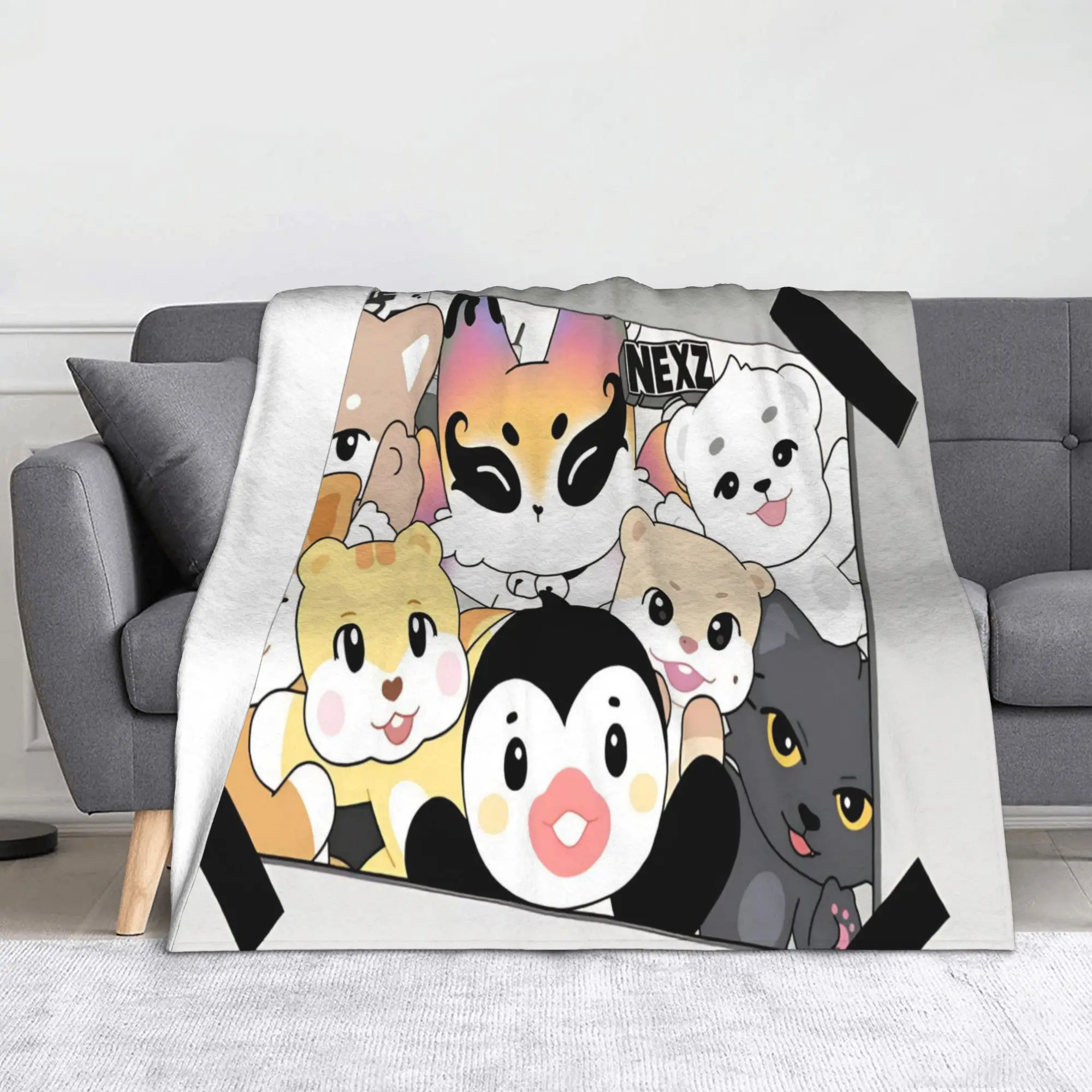 NEXZ NEXZOO kpop boy group Blanket Multiple Sizes Super Soft and Warm  Throw Blankets for Couch Sofa and Bed