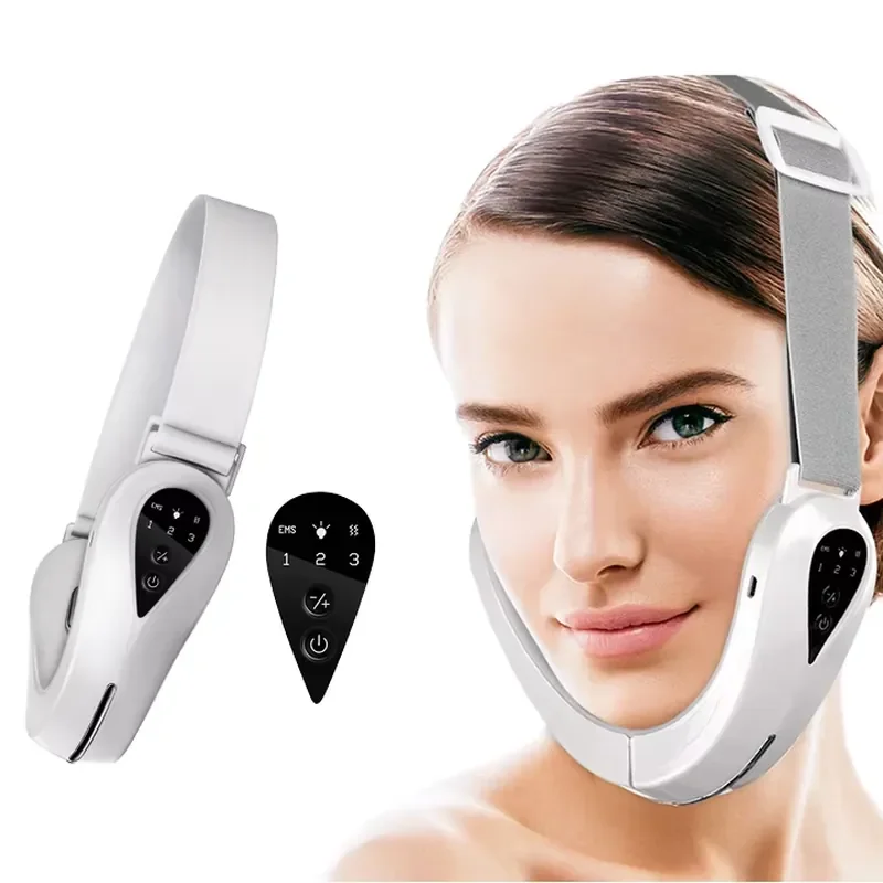 Intelligent Lift V-Face Shaping Microcurrent Facial Device Handheld ABS Electric Massager US/EU/UK Plugs for Face Shaping