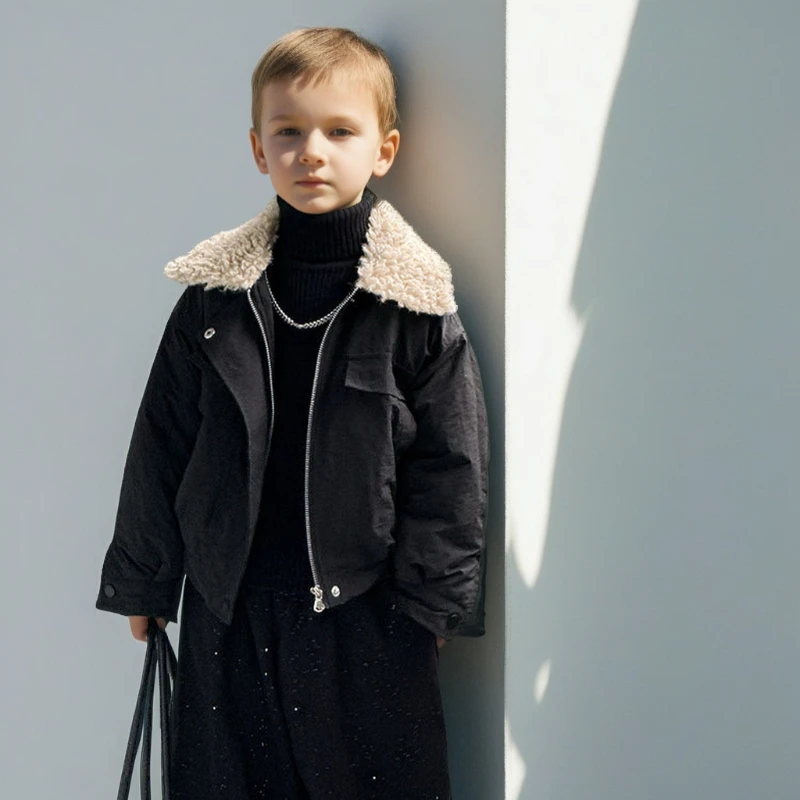boys-winter-coat-fleece-lined-furry-collar-jacket-plush-warm-outerwear-for-kids-trendy-windproof-cold-weather-jacket-for-child