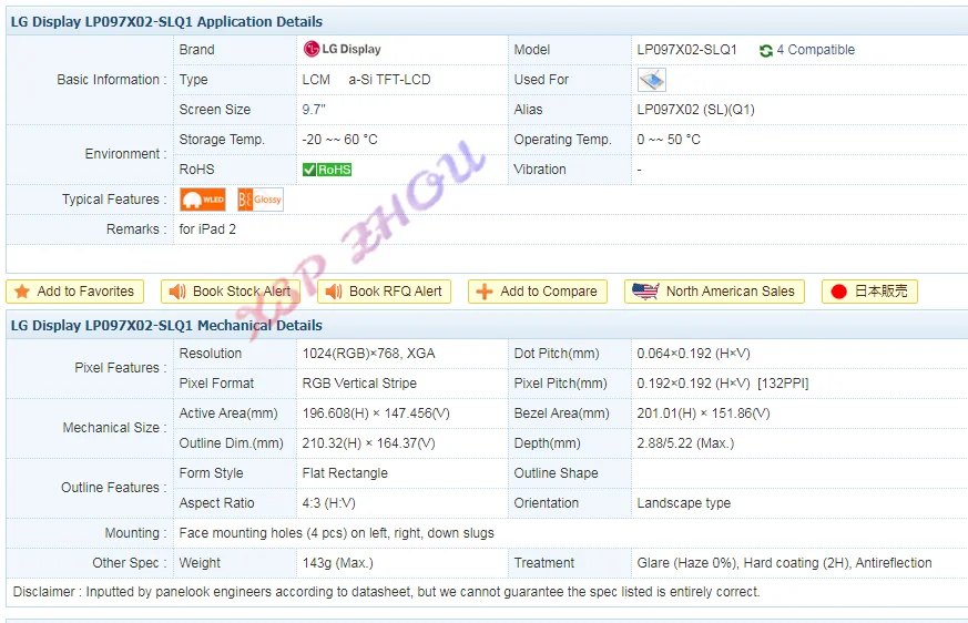 Imagem -03 - Controlador Lcd para Raspberry pi Monitor Driver Board Áudio 9.7 1024x768 hd Scherm 4:3 Lcd Lp097x02 Ltn097xl01